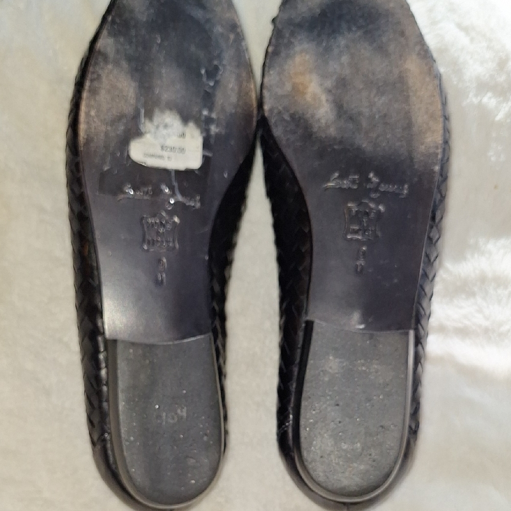 Sesto Meucci Black Woven Flats - Picture 4 of 6